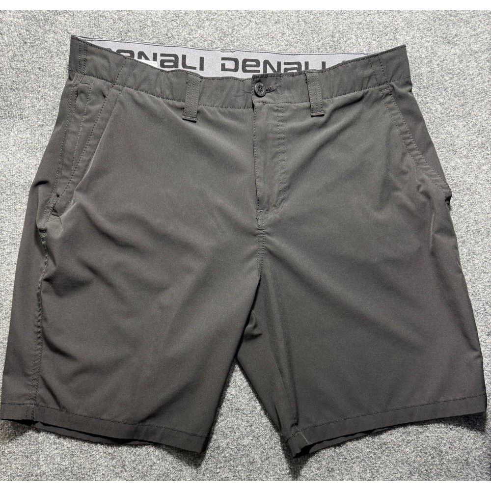 Denali Mens Performance Shorts Black Size 36 Hiking Golf Activewear Stretchy